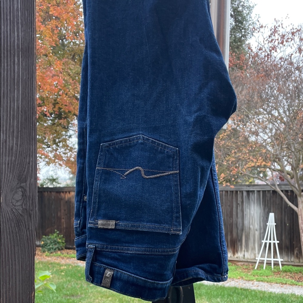 Dark Blue Denim Jeans